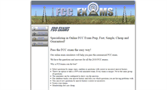 Desktop Screenshot of fccexams.com